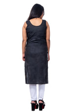 Back view of black cotton innerwear – soft fabric with seamless fit for kurtis and dresses.