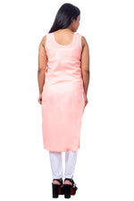 Back View of Powder Pink Cotton Inner for Women – Seamless and Comfortable Inner Top.