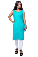 Light Blue Inner Top Front View – Soft Cotton Light Blue Inner for Women Daily Wear.
