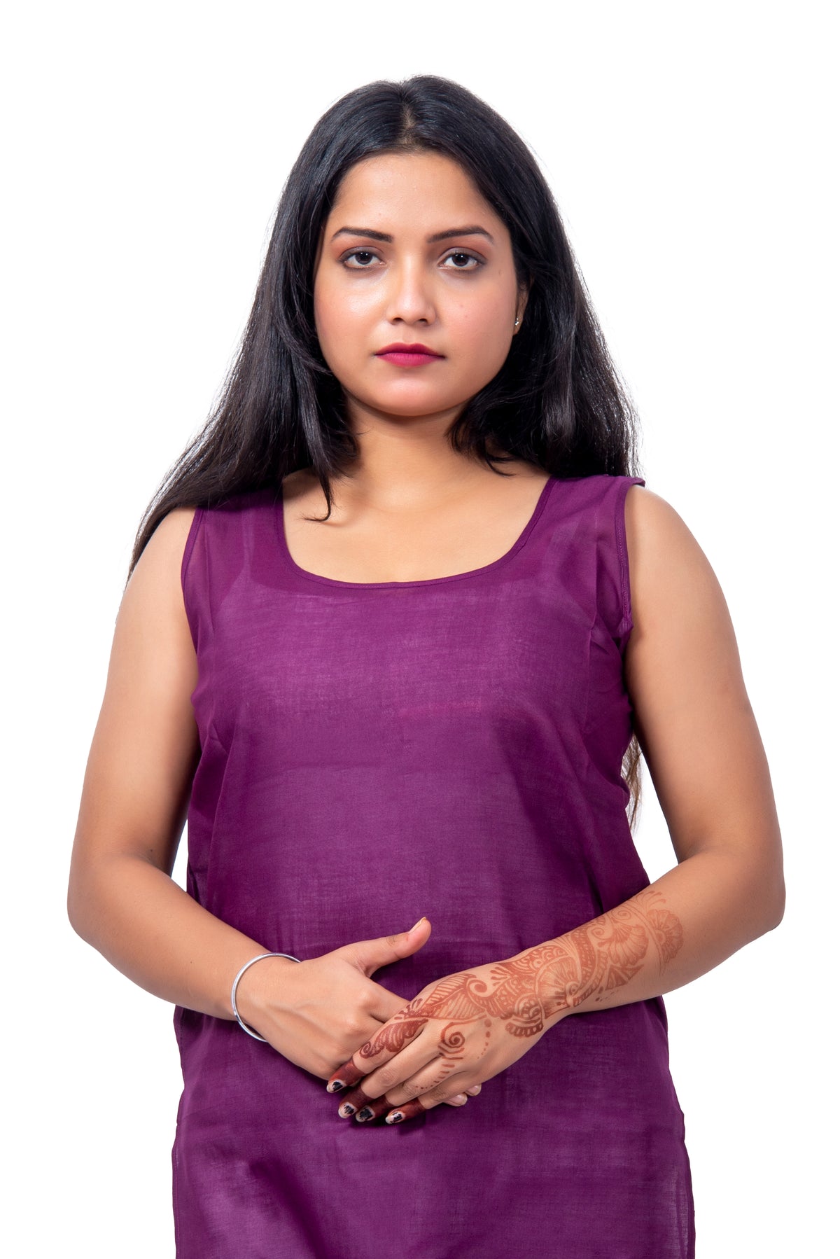 Zoom View of Wine Cotton Innerwear Fabric – Close-Up of Soft, Skin-Friendly Wine Inner for Women.